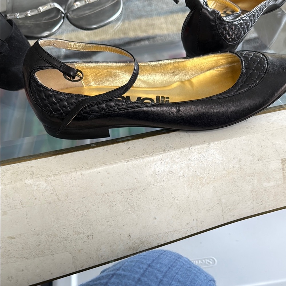 Just Cavalli Black Perforated Loafers